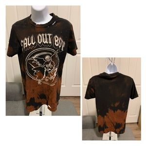Distressed Fall Out Boy Band Tshirt